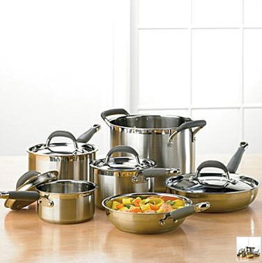 KitchenAid® 10-pc. Stainless Cookware Set
