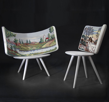Embroidery Chairs by Johan Lindstén - Chair - Embroidery - Johan Lindstén