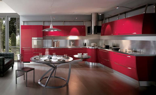 Kitchen Color Trends Abound in Flux by Scavolini - Scavolini - Kitchen