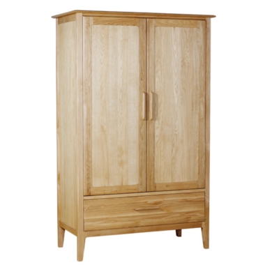 Ercol Paladina 2 door wardrobe - Furniture Village - Wardrobe