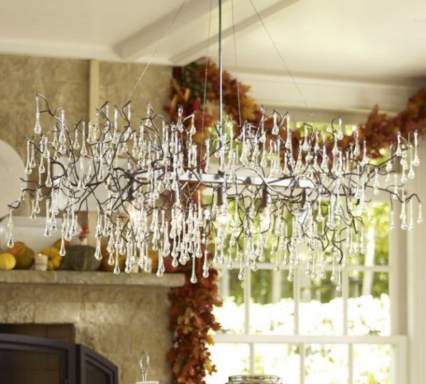 DIY: Charming & Amazing Branches Chandeliers - Chandeliers - DIY - Photos - Design - Decoration - Ideas