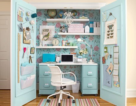 How To Turn a Closet into an Office
