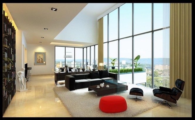 Modern Living Room Designs from www.home-designing.com - Living Room - Interior Design