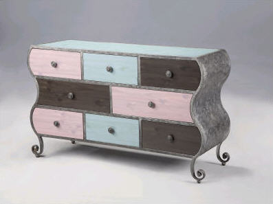 Powell Parisian Youth 8-Drawer Dresser - Furniture Find - Cupboard