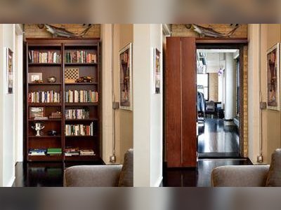 Folding Bookcases Hide Secret Passages