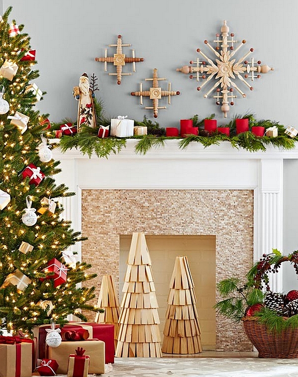 Trang trí noel bắt mắt cho không gian trên lò sưởi - Trang trí - Xu hướng - Lễ Giáng Sinh