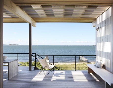 Total relaxation at modern and natural Shelter Island beach house