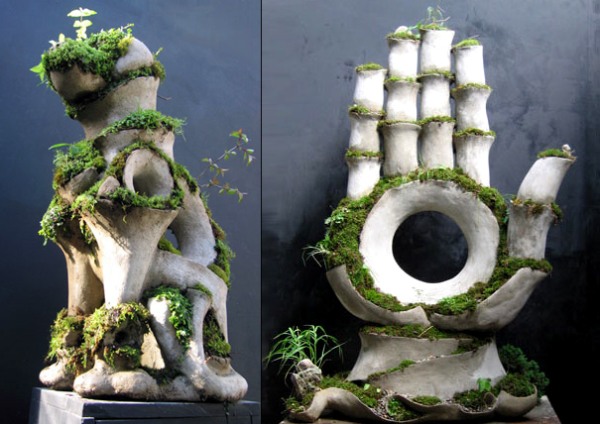 Amazing Moss and Concrete Sculptures From Robert Cannon - Robert Cannon - Garden