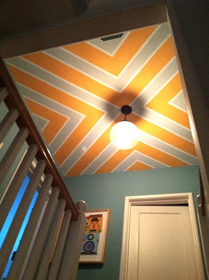 Eye-catching Looks in Colourful Painted Ceiling Designs - Ceiling - Design - Ideas