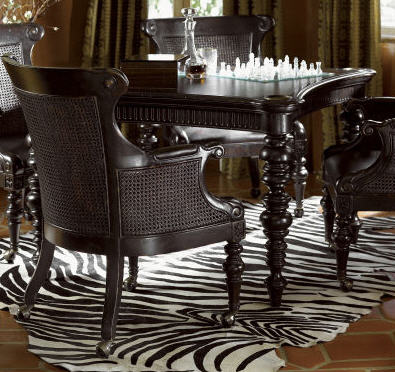 Tommy Bahama Home Kingstown Gibralter Game Table in Tamarind - Furniture Find - Table - Furniture