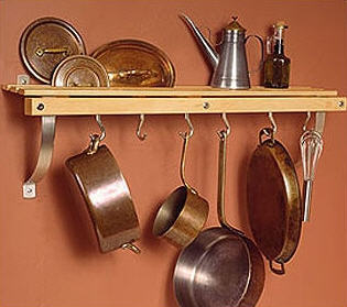 J.K. Adams Wall Mounted Pot Rack - Furniture Find - Kitchen