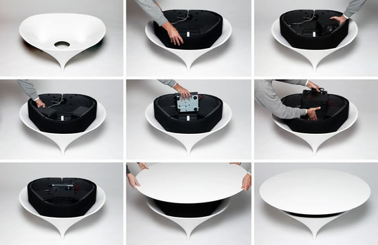 The Acoustable Coffee Table With Sound System - Coffee Table - Sound System