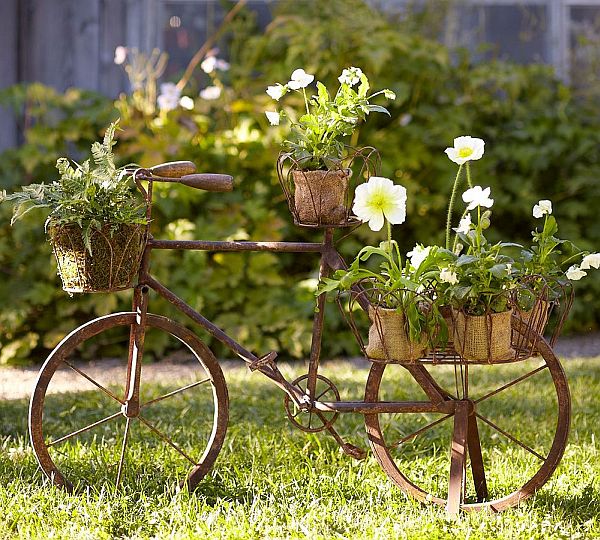 Trang trí vườn thêm đẹp từ xe đạp cũ - Ý tưởng - Ngoài trời - Vườn