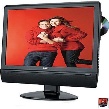 Coby 19" Flat Screen LCD HDTV/DVD Player