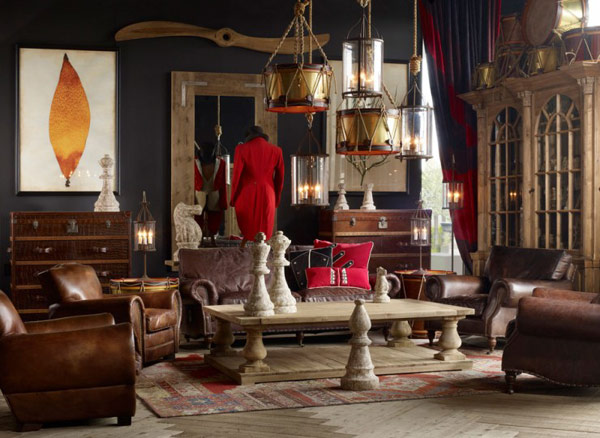 Sophisticated and Creative Eclectic-Vintage Room Designs by Timothy Oulton - Design - Interior Design - Design News - Photos
