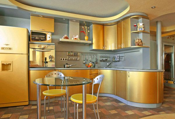 Nhà bếp thêm sang với gam màu vàng ánh kim - Trang trí - Ý tưởng - Nội thất - Thiết kế - Xu hướng - Nhà bếp