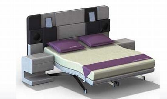 Hollandia iCon is world's first luxury bed made for your iPad - iPad - iCon Bed - bed - Hollandia