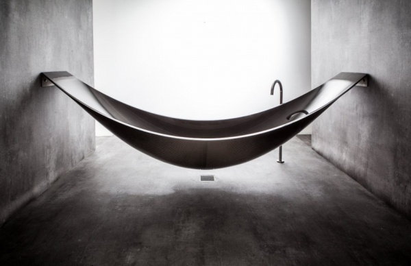 Vessel: Relaxing Hammock or Elegant Bath Tub? It's Both - Bathtub - Design - Bathroom