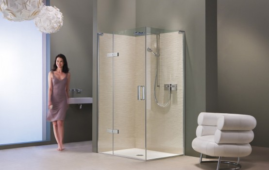 Flexible Shower Enclosures with Hinged Doors And Panels – New Eauzone Plus by Matki - Bathroom - Shower