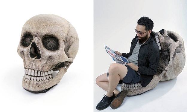 Skull Chair เก้าอี้หัวกะโหลก - เก้าอี้หัวกะโหลก - skull chair - ตกแต่ง - เฟอร์นิเจอร์ - การออกแบบ