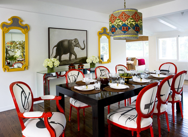 Beautiful Dramatic Dining Room Design Ideas - Design - Dining Rooms