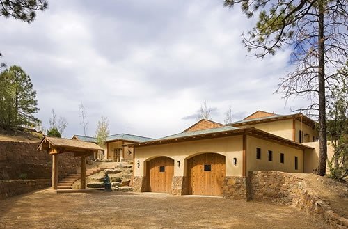 Casa Segrada - New Mexico House Blending Asian and Southwestern Architecture