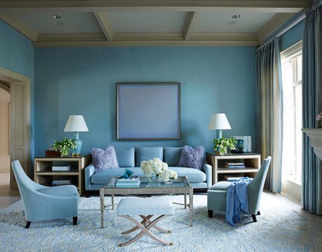 Glamorous Blue Decorating