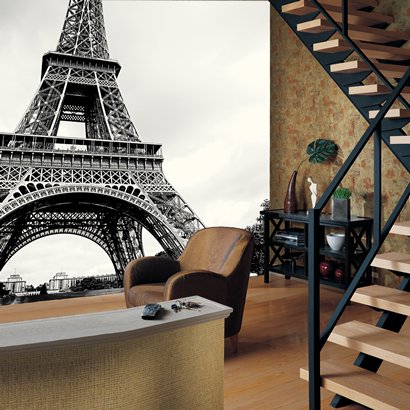 Paris-Inspired Interior Designs - Interior Design - Ideas - Eiffel Tower - Wallpaper