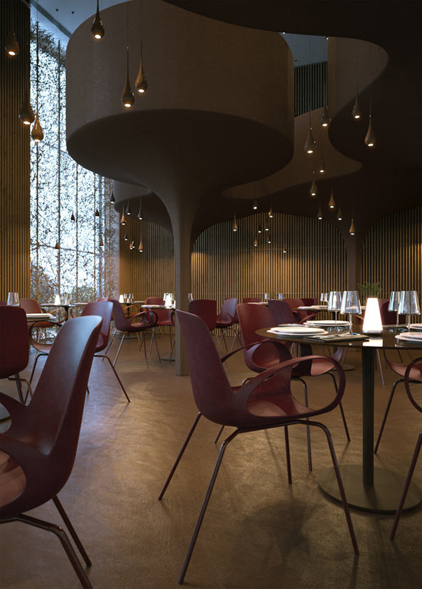 Twister Restaurant, Kiev - Interior Design - Restaurant - Lamps - Furniture Find