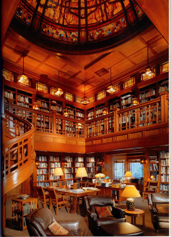 6. ห้องสมุดของ George Lucas’s อยู่ที่แคลิฟอร์เนีย สหรัฐอเมริกา [via]