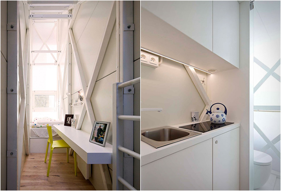 Super-Narrow "Keret House" In Warsaw, Poland - Keret House - Jakub Szczesny - Architecture - Design - Design News