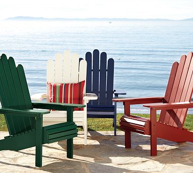 Montauk Adirondack Chair - Pottery Barn - Chair - Furniture