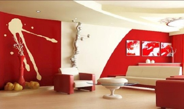 Những căn phòng khách mang sắc đỏ đam mê - Trang trí - Ý tưởng - Nội thất - Thiết kế đẹp - Phòng khách - Màu đỏ