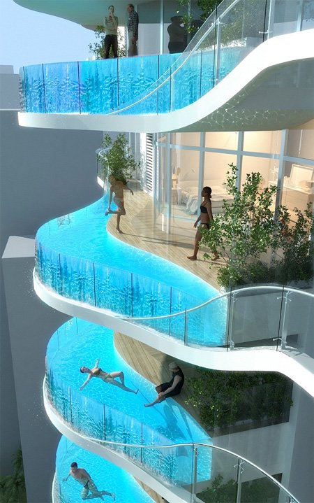 Amazing Balcony Swimming Pools in Mumbai