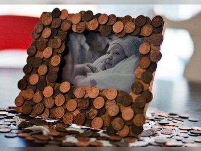 Eye-catching Home Decoration Ideas Using Pennies