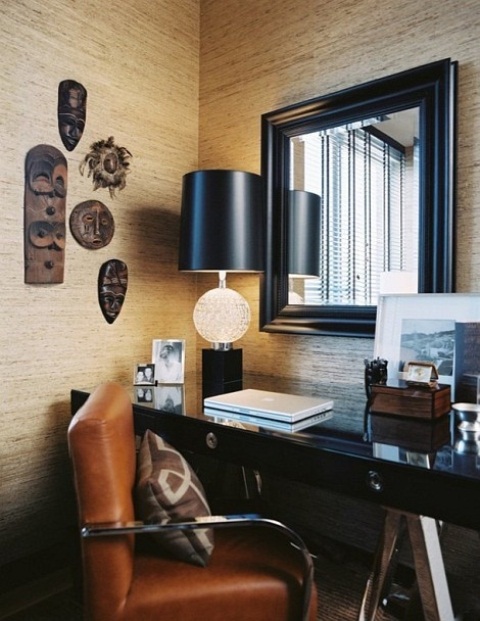 Dramatic Masculine Home Office Design Ideas For Men - Ideas - Design - Home Office