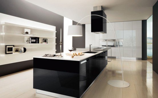 Inspirational Black And White Kitchen Designs