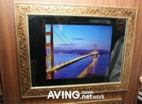 Elivision fits 17-inch LCD display onto a door