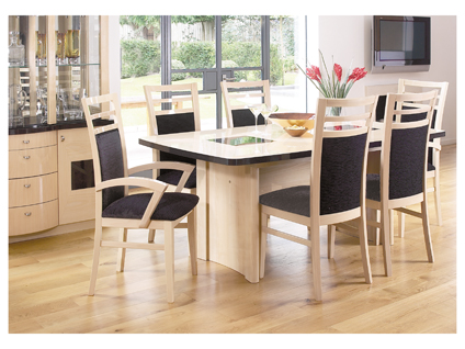 Extending dining table and 4 chairs - Harveys - Dining Table - Furniture