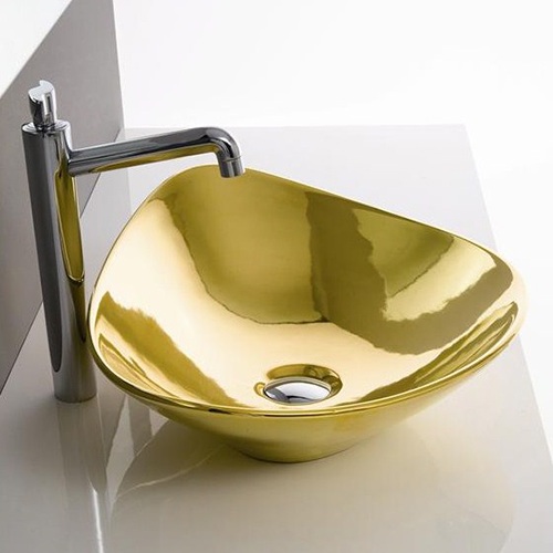 Gold Bathroom Fixtures By Scarabeo - Scarabeo - Bathroom