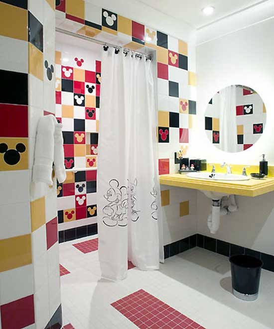 Cheerful Children's Bathroom Decorating Ideas