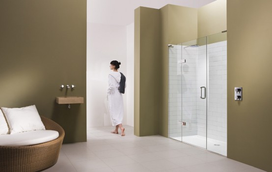 Flexible Shower Enclosures with Hinged Doors And Panels – New Eauzone Plus by Matki - Bathroom - Shower