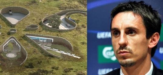 Footballer Gary Neville to build Teletubby-style eco house