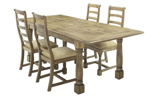 Panama Extending table and 4 side chairs only - Furniture Village - Dining Set - Kitchen