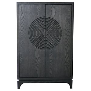Radial Small Cabinet, Charcoal - John Lewis - Cabinet
