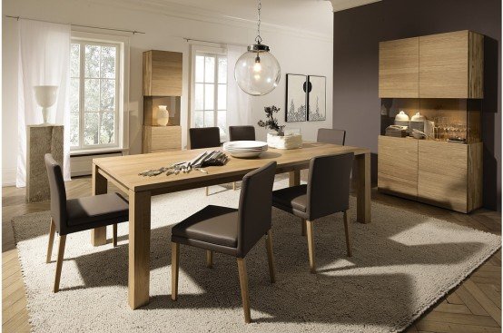 3 New Modern Expandable Dining Tables from Hülsta