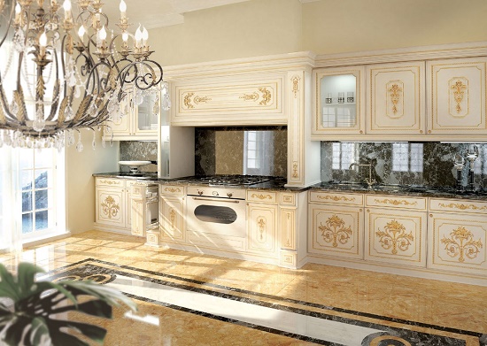 Luxurious Kitchen - ห้องครัว - ห้องทานอาหาร