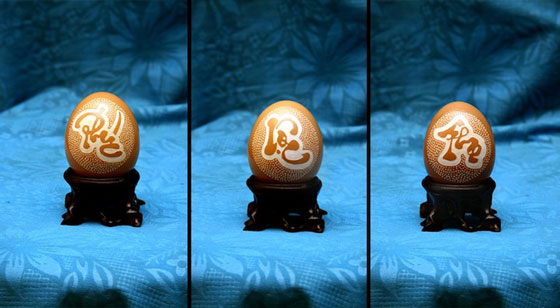 Incredible Lamps Carved from Eggshell by Vietnamese Artist Vnarts - Lamp - Lighting - Design - Vnarts