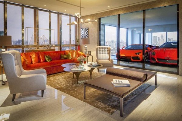 The Luxurious and Innovative Apartment in Singapore with Indoor Car Parking - Interior Design - Design - Apartment - Design Trend