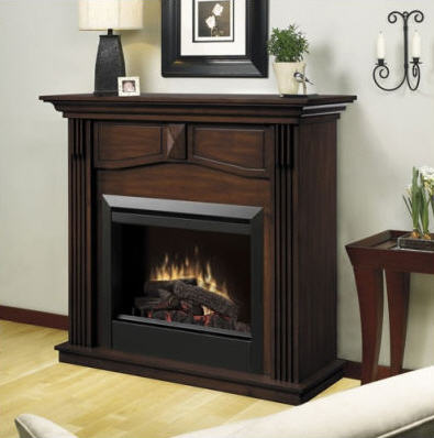 Dimplex Holbrook Burnished Walnut Electric Fireplace - Furniture Find - Fireplace